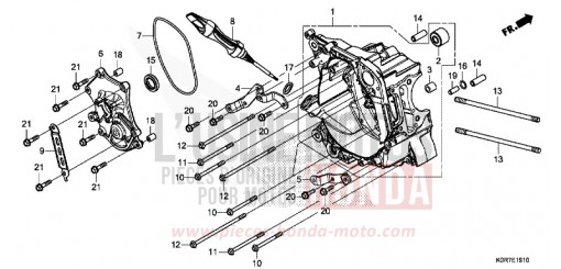 CARTER VILEBREQUIN DROIT SH125ADL de 2020